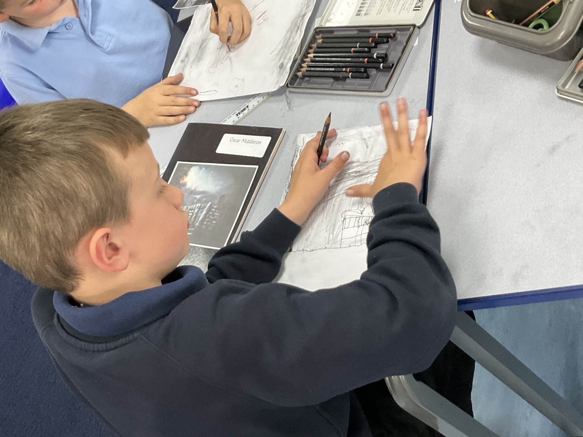 Art in Year 2  Drawing